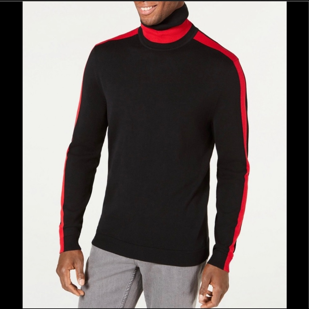 Alfani Men’s Colorblocked Turtleneck
